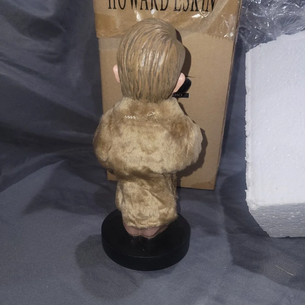 Howard Eskin Bobblehead Autograph Diamond + Mink Fur 94 WIP Philadelphia Eagles